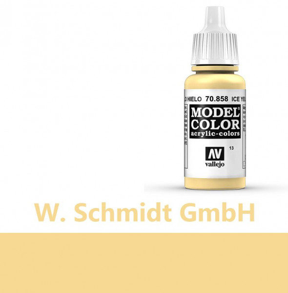 Vallejo 770858 - Model Color Farbe Eisgelb, Matt, 17 ml