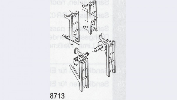 Weinert 8713 - Satz Tenderleitern f.BR 01 10