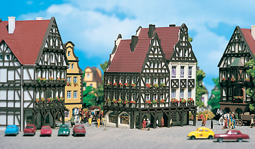 Vollmer 47753 - Bürgermeisterhaus 83x73x113 mm Fachwerk
