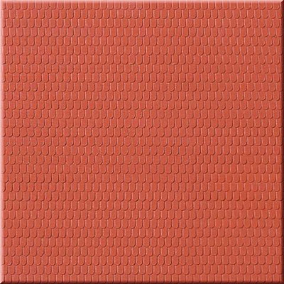 Auhagen 52416 - 1 Dachplatte Biberschwanz lose Strukturfläche 10 x 20 cm