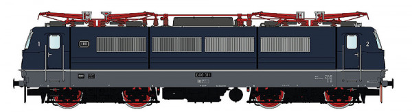 LSmodels 16522S - DB Ellok BR E410 stahlblau/schieferbrau Ep.3c, AC-digital + Sound