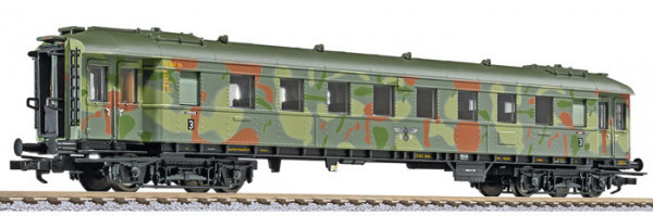Liliput 336602 - DRB Personenwagen 3.Klasse als Truppentransportwagen Ep.2, Tarnanstrich