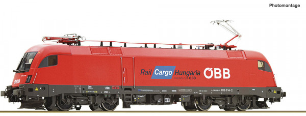Roco 7510209 - ÖBB Ellok Reihe 1116 Ep.5, "Rail Cargo Hungaria", DCC + Sound