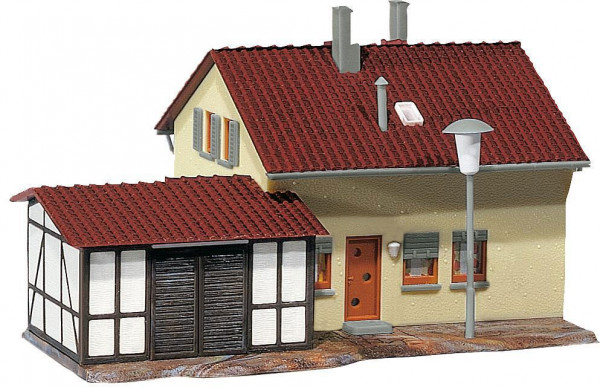 Faller 131358 - Siedlerhaus mit Anbau