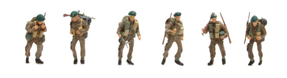 Artitec 387.134 - UK Commando 6 Figuren, Fertigmodell