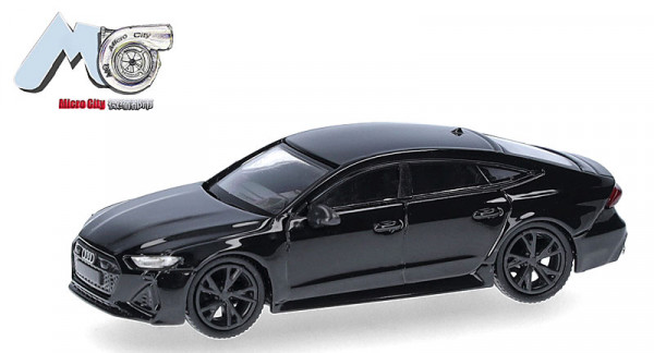 Herpa 87MC000098 Audi RS7, schwarz