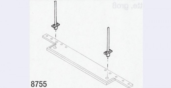 Weinert 8755 - Peilstangen f. BR03.10 DR Reko