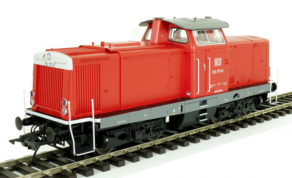 Lenz 40134-07 - DB Diesellok BR 212 verkehrsrot RAL 3020 Ep4, ohne DB-Cargo Schriftzug -Editionmodel