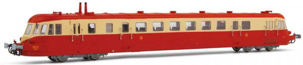Jouef HJ2409S - SNCF Dieseltriebwagen Reihe ABJ2 rot/beige Ep.4, Dach rot, mit DCC-Decoder + Sound