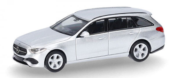 Herpa 430388-004 Mercedes-Benz C-Klasse T-Modell, Hightechsilber