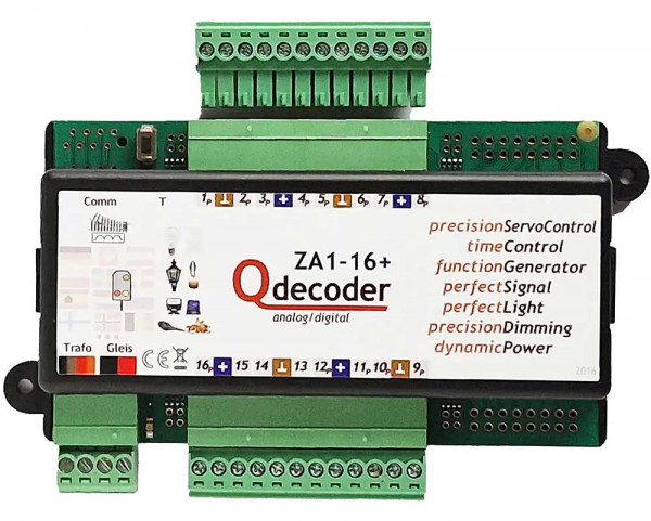Viessmann 1411 - Lichtsignaldecoder Qdecoder ZA1-16+ dlx – ehem. Art. QD156