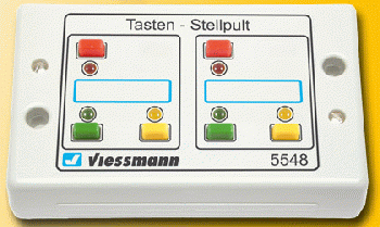 Viessmann 5548 - Tasten-Stellpult rückmeldefähig dreibegriffig