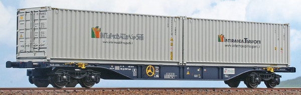 ACME 40433 - Mercitalia Intermodalwagen Typ Sgnns60 Ep. 5-6, 2x Bulk Container "Intermodal"