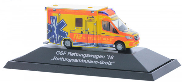 Rietze 76175 - GSF RTW ´18 Rettungsambulanz Greiz