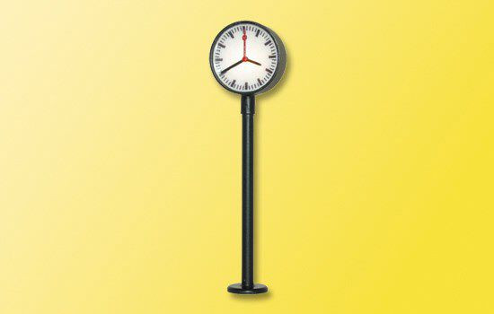 Viessmann 1480 - Beleuchtete Bahnsteiguhr, LED weiß