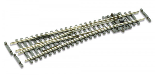 Peco SLE392F - Code 55 Weiche links 10*, kleinerRadius: 305mm, leitendes Herzstück