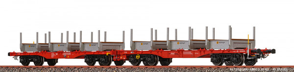 Brawa 51141 - H0 Drehgestellflachwagen Sggrrs ÖBB