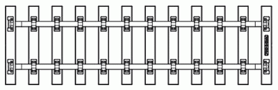 Piko 35230 - Schwellenband SB-320 320mm
