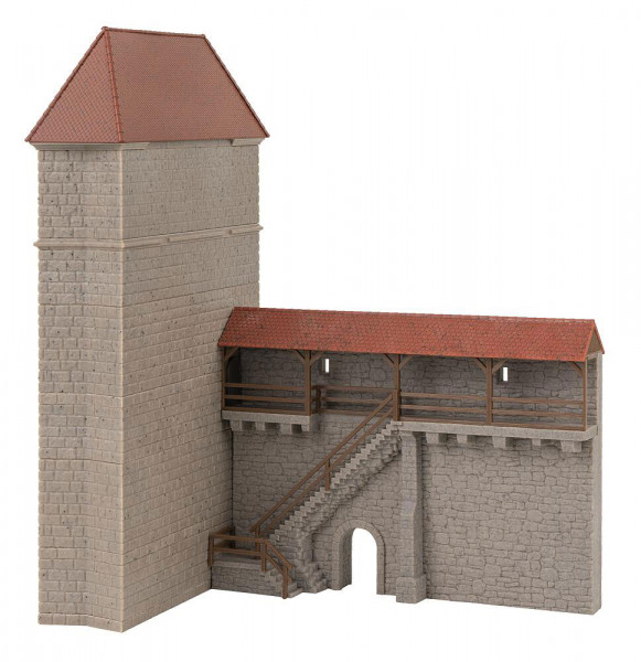 Faller 130691 - Altstadtmauer-Set Schildmauer