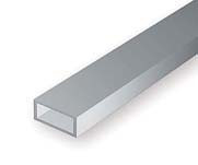 Evergreen 0257 - Rechteck-Rohr 3,2 x 6,3mm, Innen: 1,8 x 4,9mm, Länge: 365mm 3 Stück