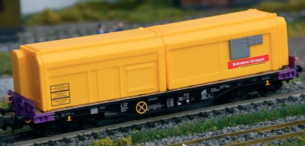 Loewe 2288 - Set (C) aus 2 Wohncont. "BAHNBAU GRUPPE", 2x70mm