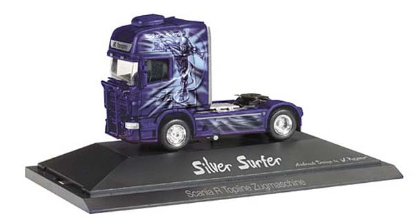 Herpa 110754 - Scania R Zugmaschine "Silver Surfer / ML Transporte"