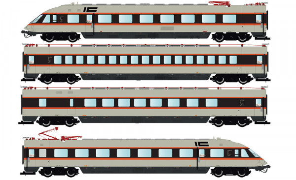 LSmodels 16500AC - DB Triebzug ET 403 4-teilig mit 2. Pantographen für die Schweiz Ep.4c, AC-digital