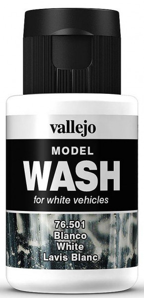 Vallejo 776501 - Wash-Colour Farbe, weiß, 35 ml