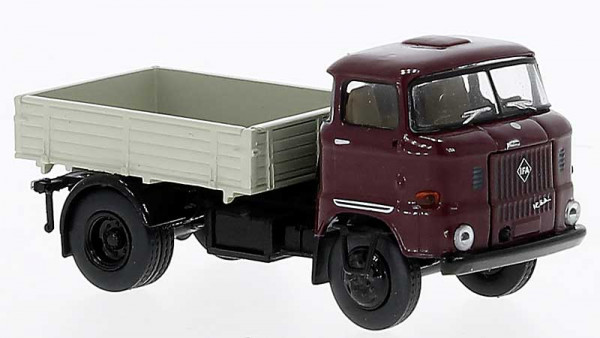 Brekina 71256 - IFA W 50 Zugmaschi dunkelrot