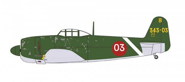 Herpa 81AC121 - Imperial Japanese Navy AS 1945 Kawanishi N1K2 Shiden-Kai