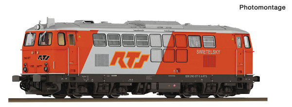 Roco 7310133 - EINSTELLER Diesellok 2143 077 RTS Swietelsky DC-Snd. E6