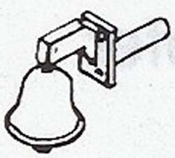 Weinert 8366 - Glocke f.Schmalspurloks 2Stk