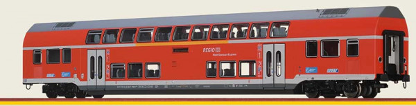 Brawa 44510 - DB AG Twindexx Vario Doppelstock-Mittelwagen verkehrsrot der DB Regio Ep.6, Analog Ba