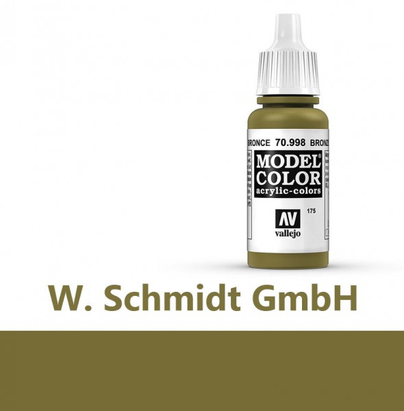 Vallejo 770998 - Model Color Farbe Bronze, Metallic, 17 ml
