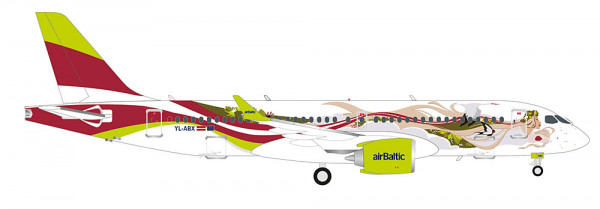 Herpa 562850 - A220-300 airBaltic "50th A220