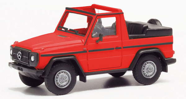 Herpa 420860-002 - Mercedes-Benz G-Modell Cabrio, rot