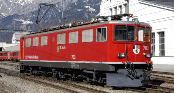 Bemo 1354143 - RhB Universal Ellok ´St.Moritz´ Ge 6/6 II 703 Ep.6, DCC Digital + Sound