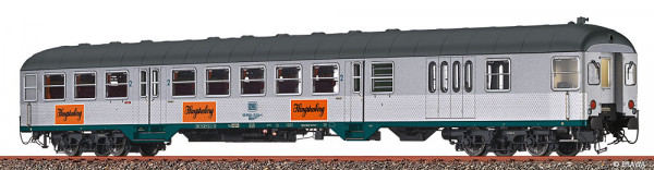 Brawa 46678 - DB Nahverkehrs-Steuerwagen 2.Klasse BDnrzf738 "Hengstenberg" Ep.4, LED Innenbeleuchtun