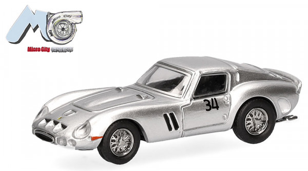Herpa 87MC000060 - Ferrari 250 GTO "34" silber