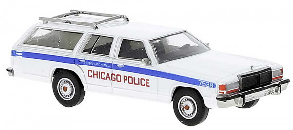 Brekina 19632 - Ford LTD Station Wagon der Chicago Police