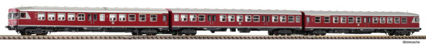 Piko 40264 - DB Dieseltriebwagen BR VT24 purpurrot 3-teilig Ep.3