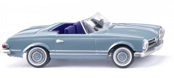 Wiking 014248 - Mercedes-Benz 280 SL Cabrio horizontblau 1963-71