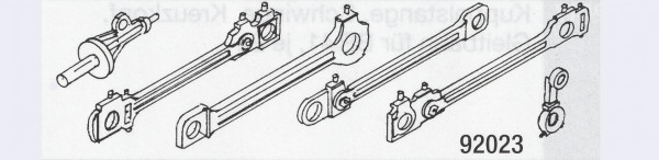 Weinert 92023 - Kuppelstangen usw. BR 85 je2