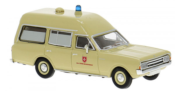 Brekina 20673 - Opel Rekord C KTW der Malteser