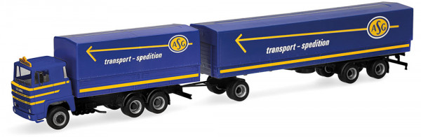 Herpa 320719 - Scania 141 Planen-Hängerzug "ASG" (SE)