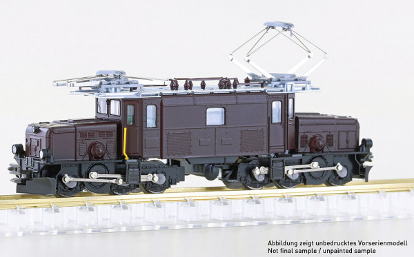 Kato K3104-1 - RhB Ellok Ge6/6I "Krokodil" braun Nr. 414 Ep.5-6, DCC + Sound