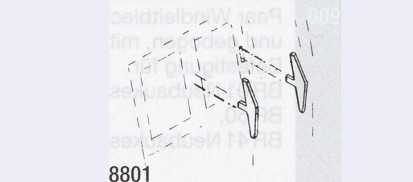 Weinert 8801 - Windabweiser, Kunststoff