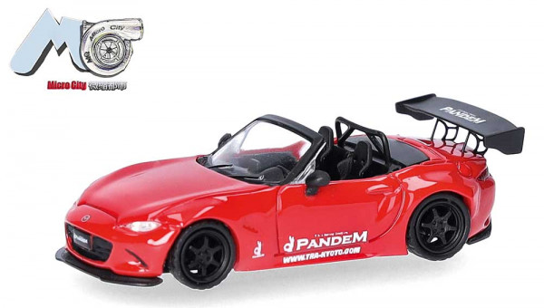 Herpa 87MC000142 - Mazda MX-5 Rocket Bunny, rot (red)
