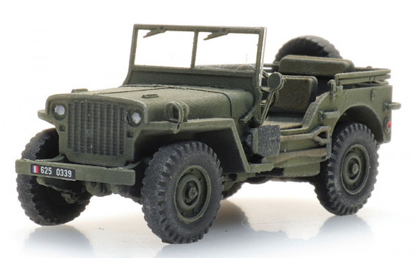 Artitec 6870581 - FR M201 Hotchkiss jeep armée verte