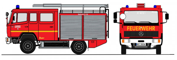 Loewe 4069 - MERCEDES BENZ 917 (LN2) - LF 8/6 - Fw. Stadt Stolberg